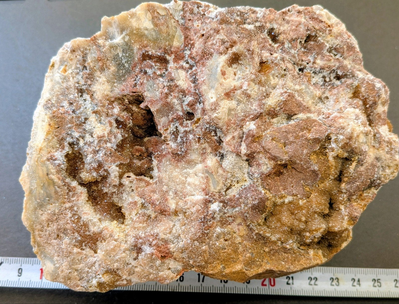 Druzy ruwe Jaspis Indonesië, Verzenden, Mineraal