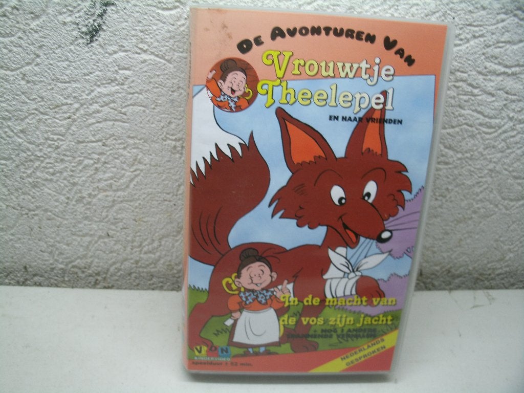 vhs 112a vrouwtje theelepel in de macht van de vos zijn jach, Vanaf 16 jaar, Ophalen of Verzenden, Zo goed als nieuw