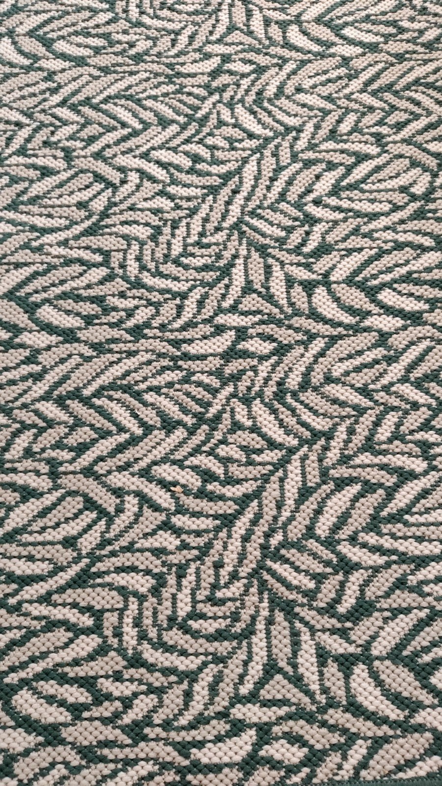 IKEA SKELUND Vloerkleed Natuur/Groen 250x200 cm, Ophalen, 200 cm of meer, Groen, Zo goed als nieuw