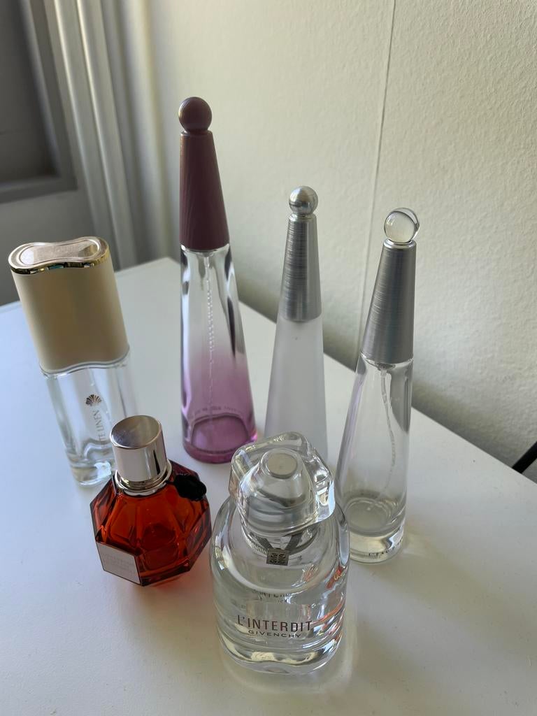 Diverse lege parfumflesjes., Verzamelen, Parfumverzamelingen, Ophalen of Verzenden, Zo goed als nieuw, Parfumfles