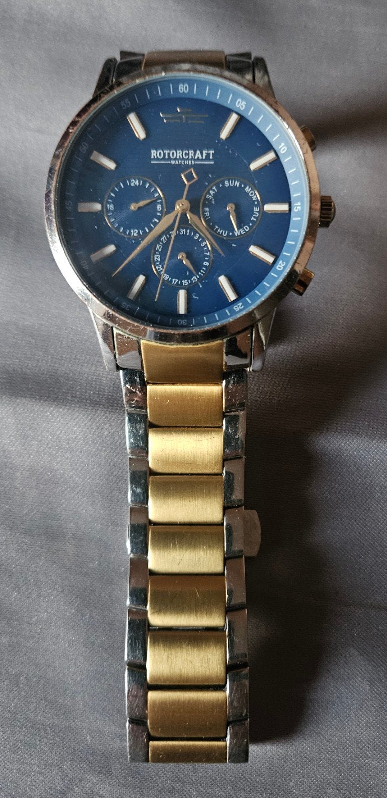 Rotergraf horloge, Overige merken, Staal, Polshorloge, Ophalen of Verzenden