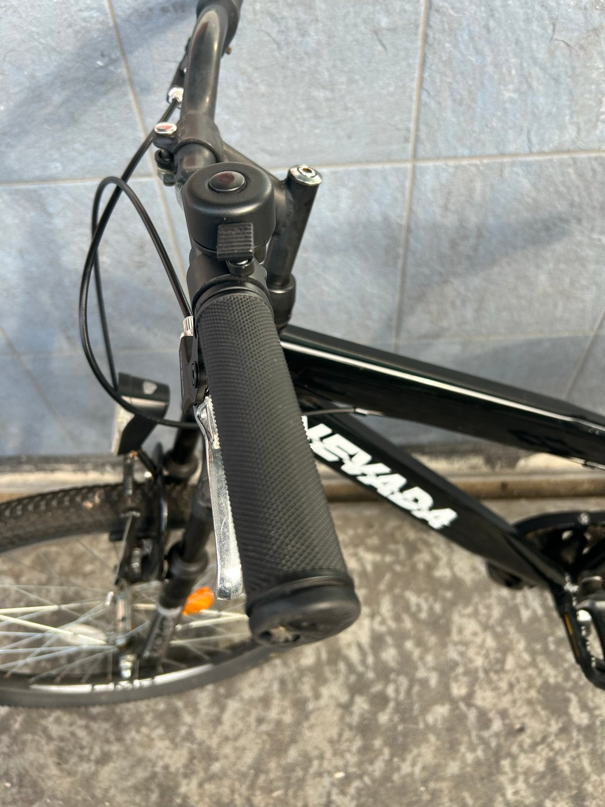 Zwarte Nevada Fiets, Gebruikt, Hardtail, Velgrem, Ophalen of Verzenden