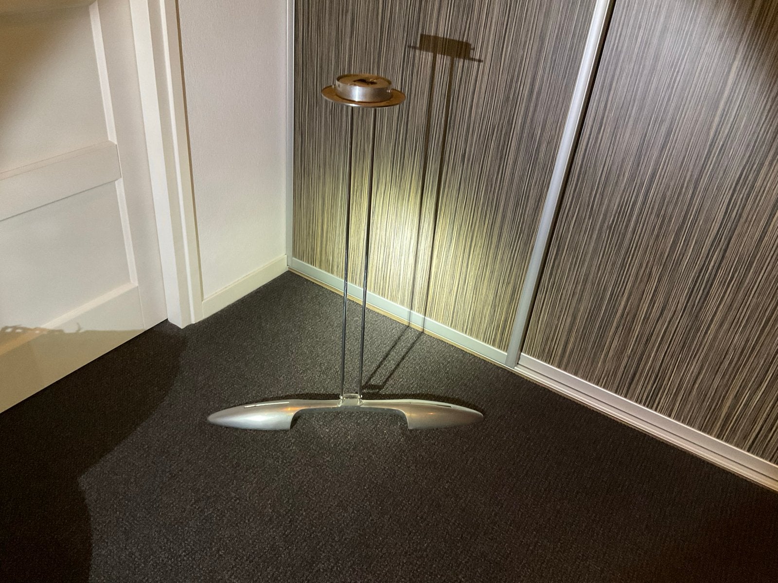 Industriële stalen hanglamp voor eettafel, Ophalen, Gebruikt, Metaal