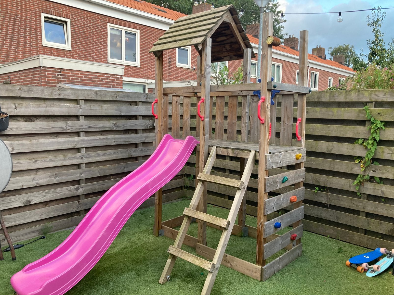 Speeltoestel met glijbaan, Ophalen, Gebruikt, Glijbaan