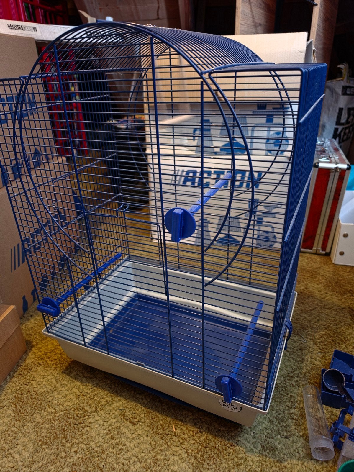 Vogelkooi inclusief accessoires, Ophalen, Metaal, Vogelkooi