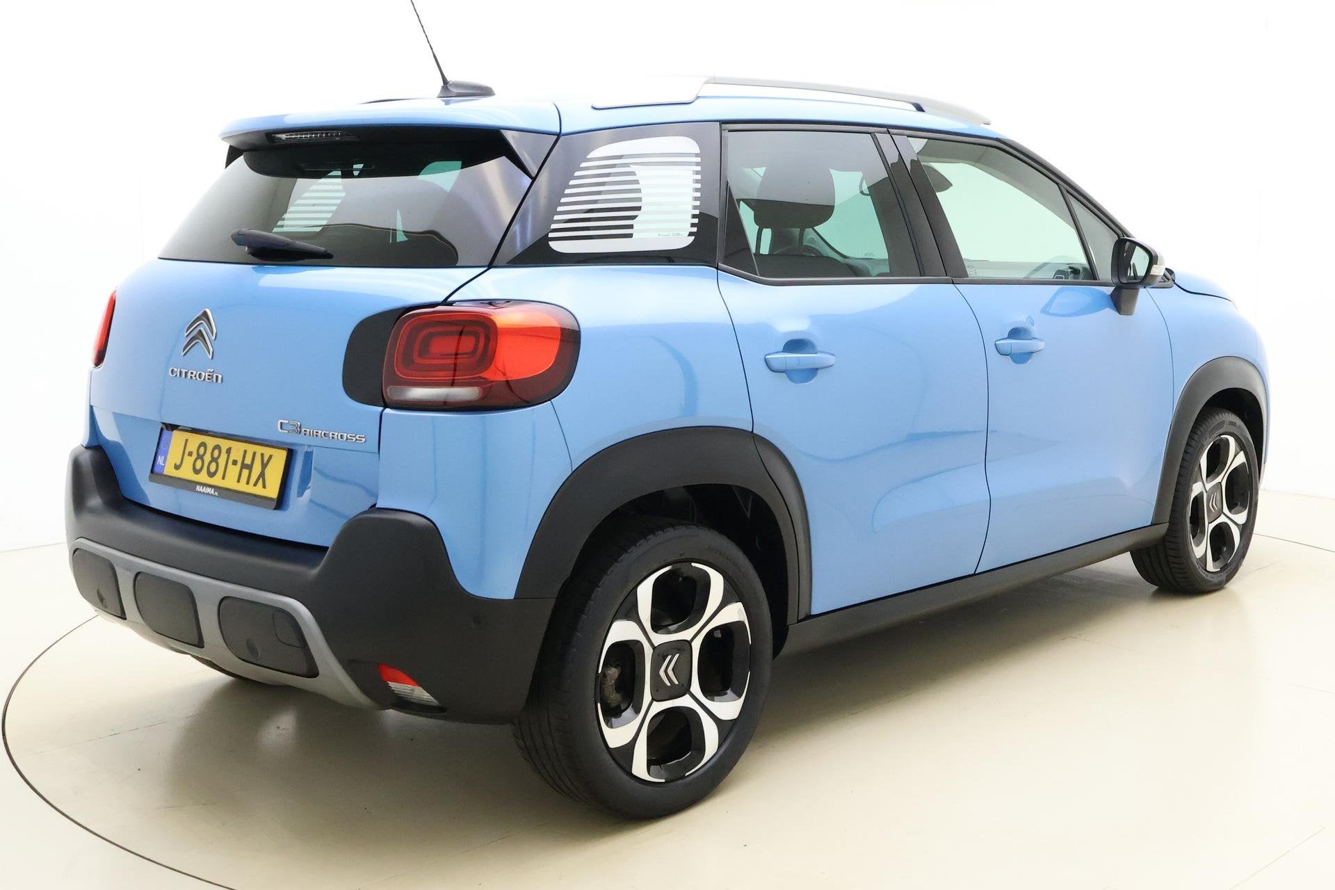 Citroen C3 Aircross 1.2 PureTech S&S Shine 110 PK | Navigati, Gebruikt, Euro 6, 1199 cc, Blauw