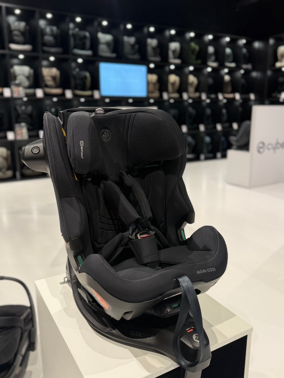 Maxi-Cosi Pearl XL Slide Pro Autostoel - Authentic Black, Zo goed als nieuw, Maxi-Cosi, Ophalen, 0 t/m 10 kg