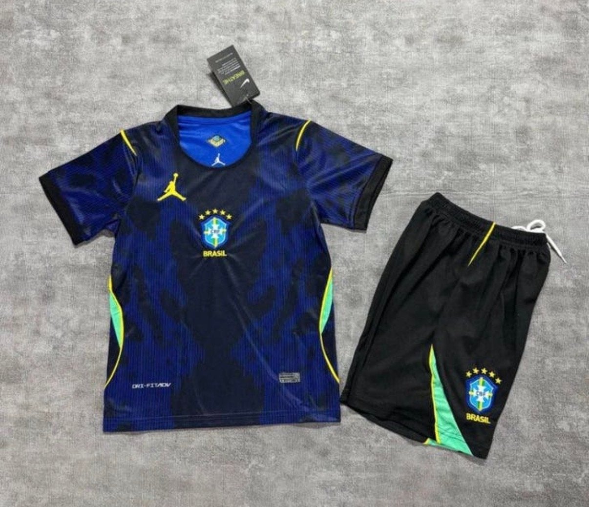 Nike Brazil Voetbaltenue kindermaten, Maat 38/40 (M), Blauw, Overige typen, Nieuw