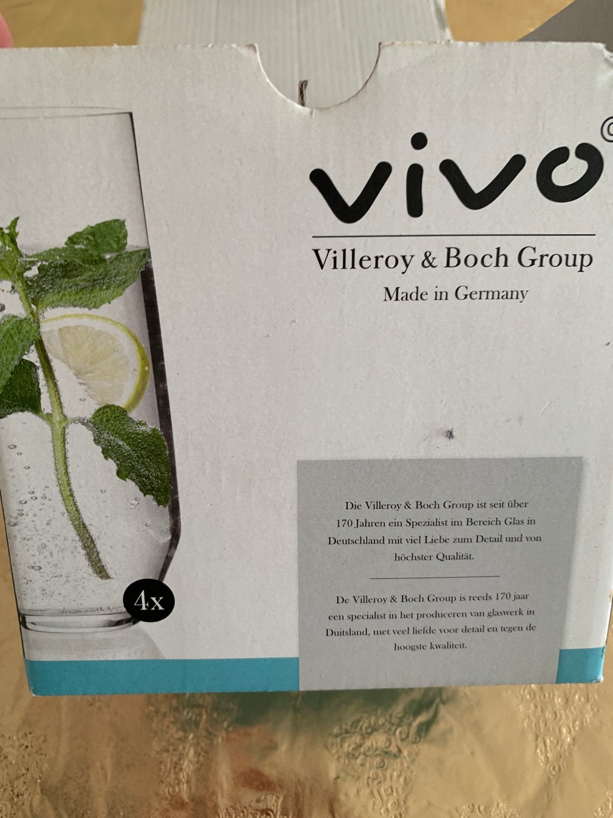 Vivo glazen, Huis en Inrichting, Glas of Glazen, Nieuw, Ophalen of Verzenden, Glas