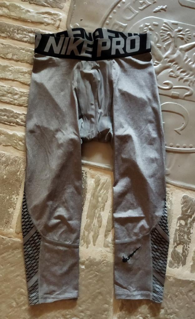 Nike Pro Sportbroek Grijs Maat S, Nike, Ophalen of Verzenden, Maat 36 (S), Grijs