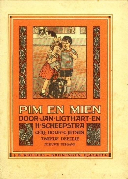 Pim en Mien 2 van Jan Ligthart en H. Scheepstra (1961), Antiek en Kunst, Ophalen of Verzenden