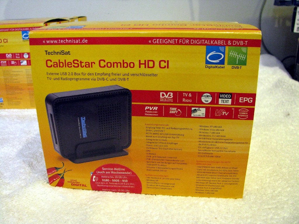 Technisat Cablestar Combo HD CI dvb-c dvb-t ontvanger, Ophalen, Gebruikt, Decoder