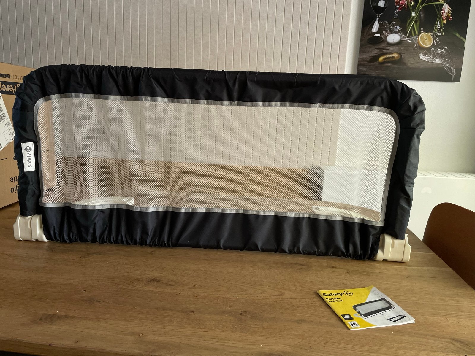 Safety 1st Opvouwbaar Bedhekje - Zo goed als nieuw, Ophalen, Zo goed als nieuw, Lattenbodem, Minder dan 140 cm