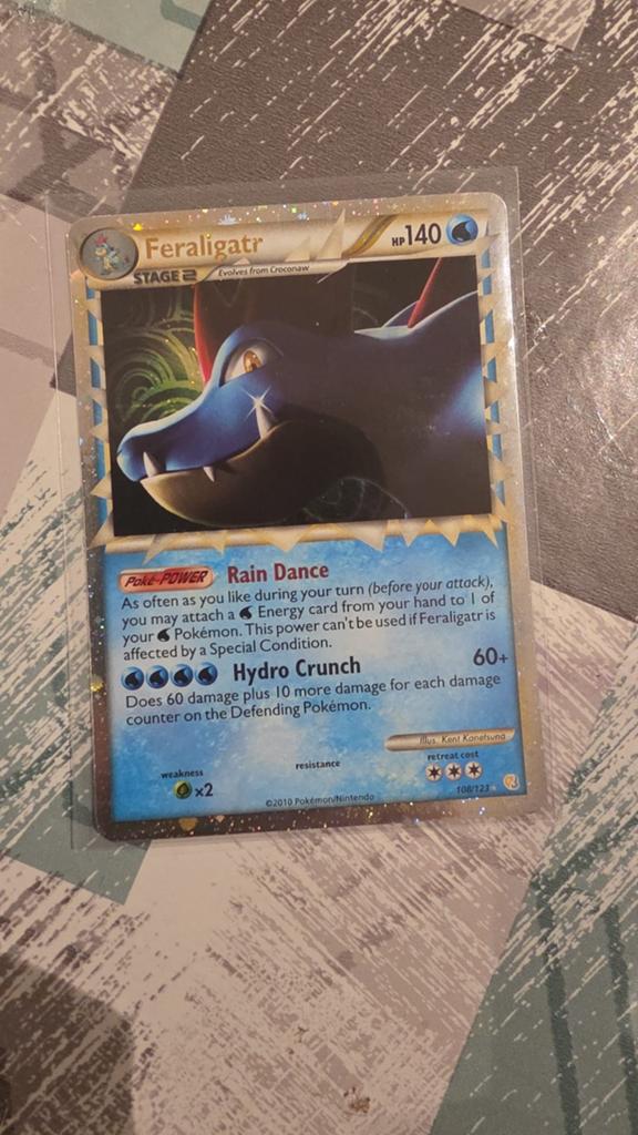 Feraligator, Ophalen of Verzenden, Zo goed als nieuw, Losse kaart, Foil