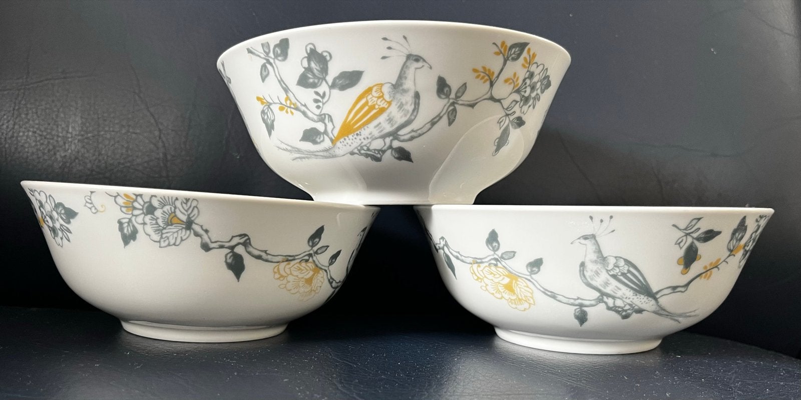 Villeroy&Boch/VIVO schaaltjes fazanten en bloemen (gelimitee, Villeroy & Boch, Ophalen of Verzenden, Overige stijlen, Aardewerk