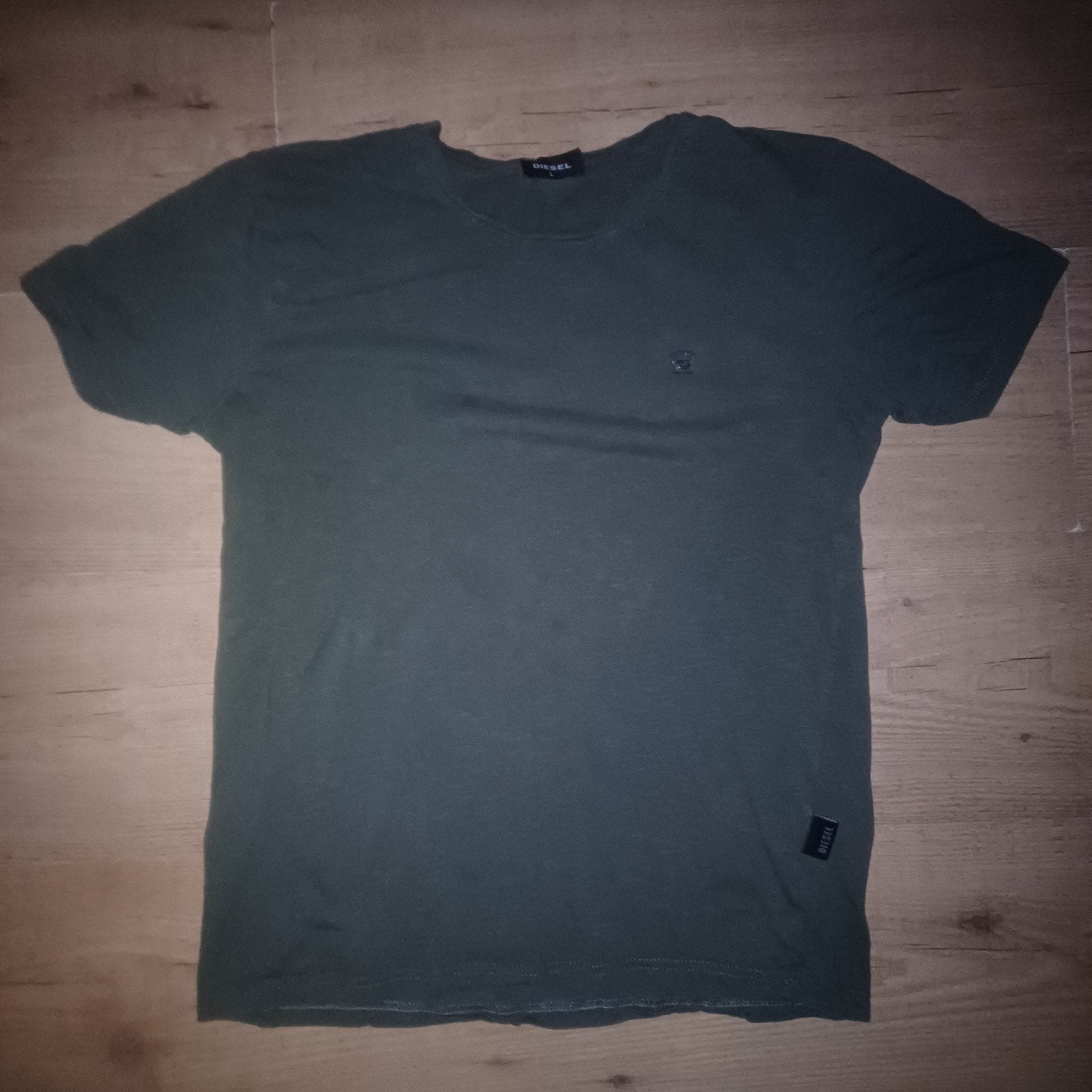Diesel T-shirt - Maat m - Groen, Kleding | Heren, Maat 52/54 (L), Diesel, Ophalen of Verzenden, Gedragen