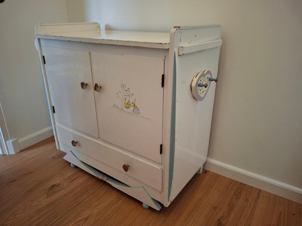 Leuke jaren 50/midcentury/vintage babykamer set., Kinderen en Baby's, Ophalen, Gebruikt, 50 tot 70 cm, 105 cm of meer