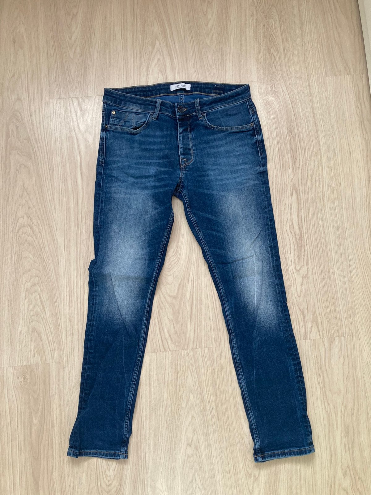 Anti Blue, blauwe spijkerbroek, 32/32, Kleding | Heren, Spijkerbroeken en Jeans, Ophalen of Verzenden, Zo goed als nieuw, Blauw