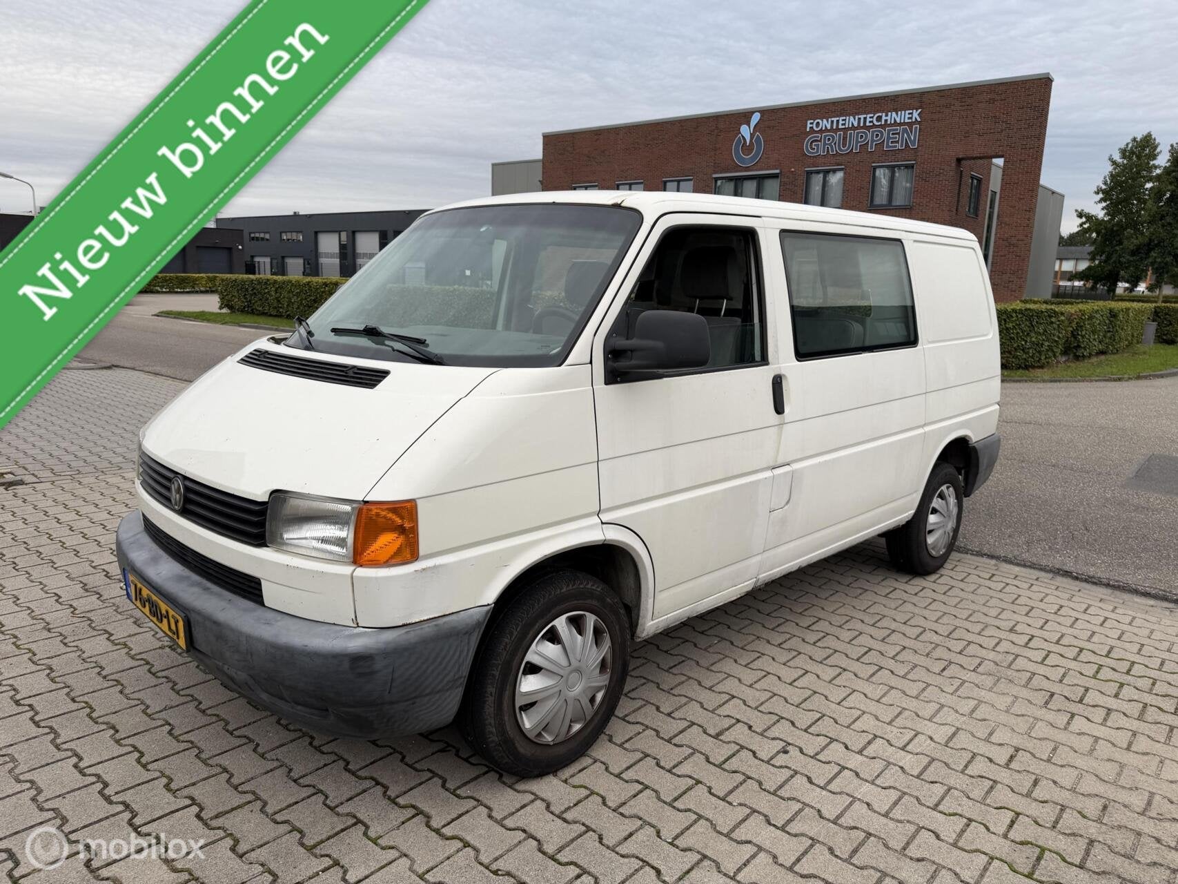 Volkswagen Transporter 1.9 dubbel cabine, Stof, Gebruikt, 4 cilinders, Volkswagen