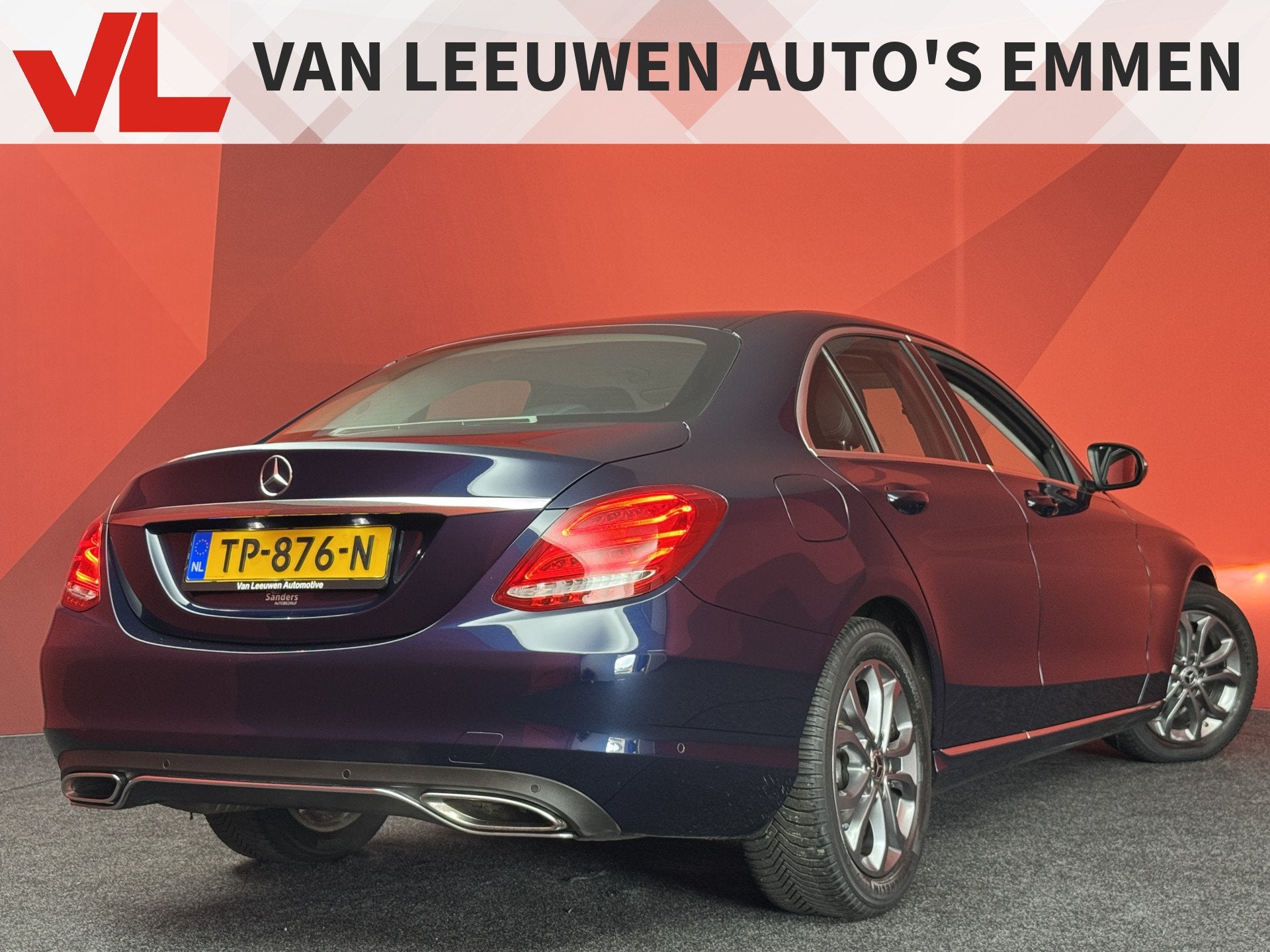 Mercedes-Benz C-Klasse 180 Business Solution | Stoelverwarmi, Automaat, Blauw, Leder en Stof, Bedrijf