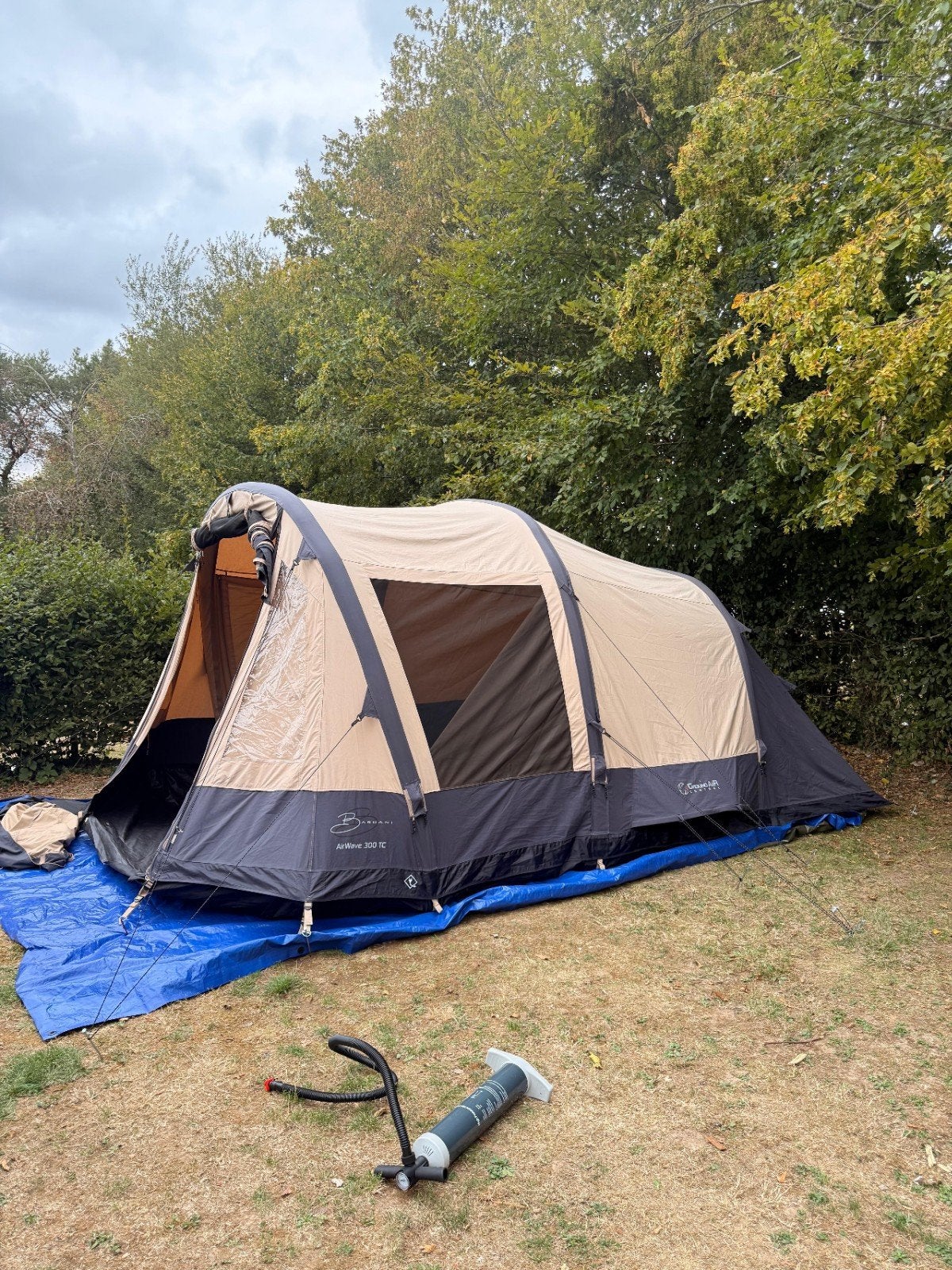 Bardani Airwave 300 TC Opblaasbare Tent, Caravans en Kamperen, Ophalen, Zo goed als nieuw, Tot en met 4