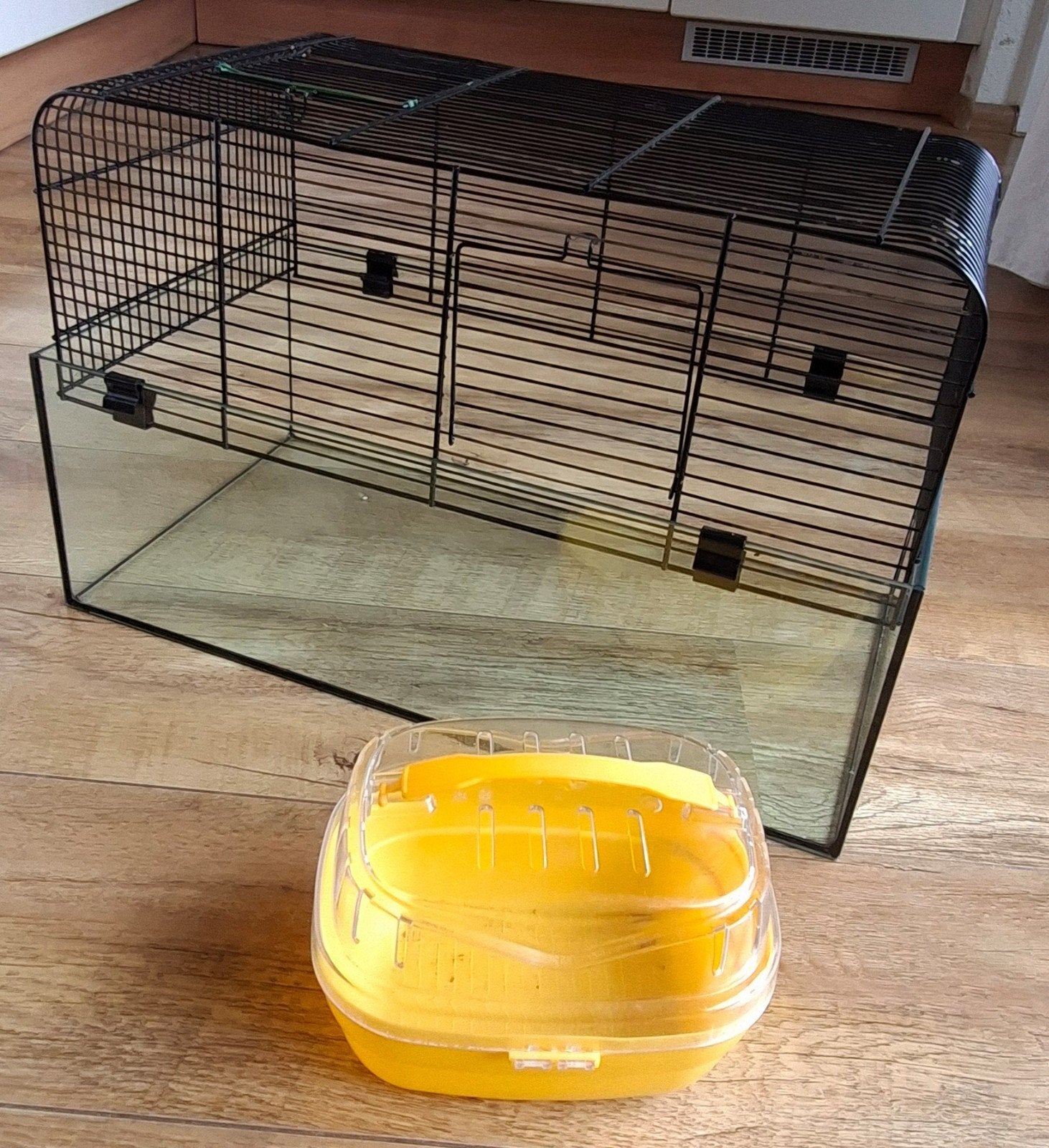 complete hamster uitzet + hamsterkooi, Ophalen, Gebruikt, Loopwiel of Rad