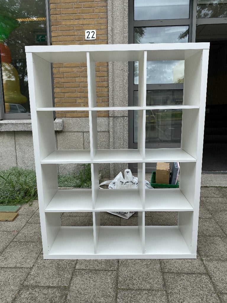 Ikea Kallax kast wit 112x147 cm, Ophalen, 50 tot 100 cm, Zo goed als nieuw, Minder dan 100 cm