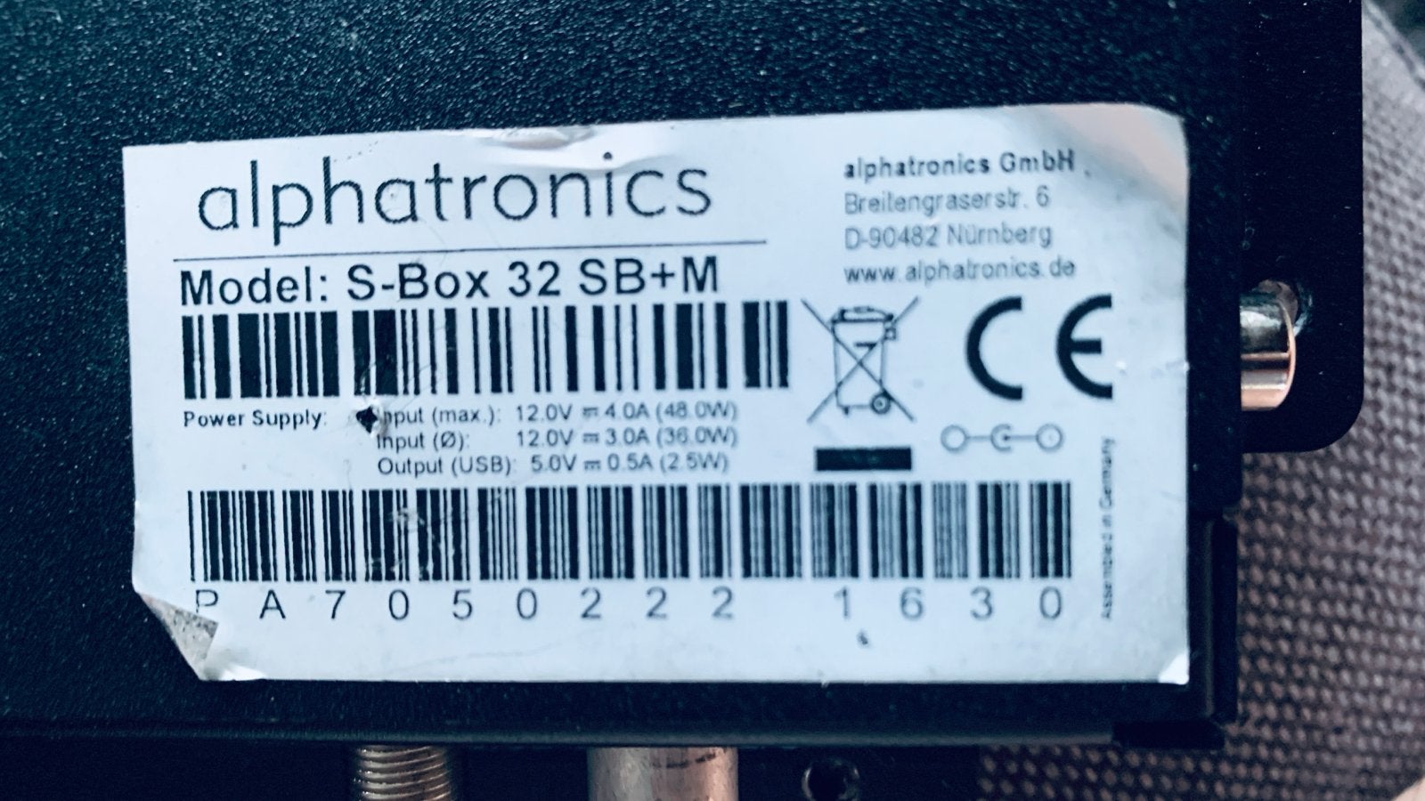 Alphatronics S-Box 32 SB+M TV Box, Ophalen of Verzenden, Gebruikt, Decoder