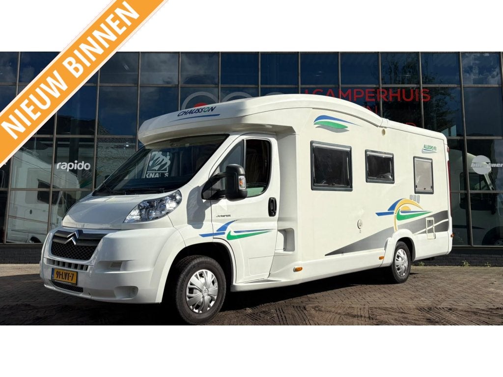 Chausson Allegro 93 Airco,Topindeling,Vastbed, Caravans en Kamperen, Afzuigkap, Standaard zit, Ringverwarming, 6 tot 7 meter