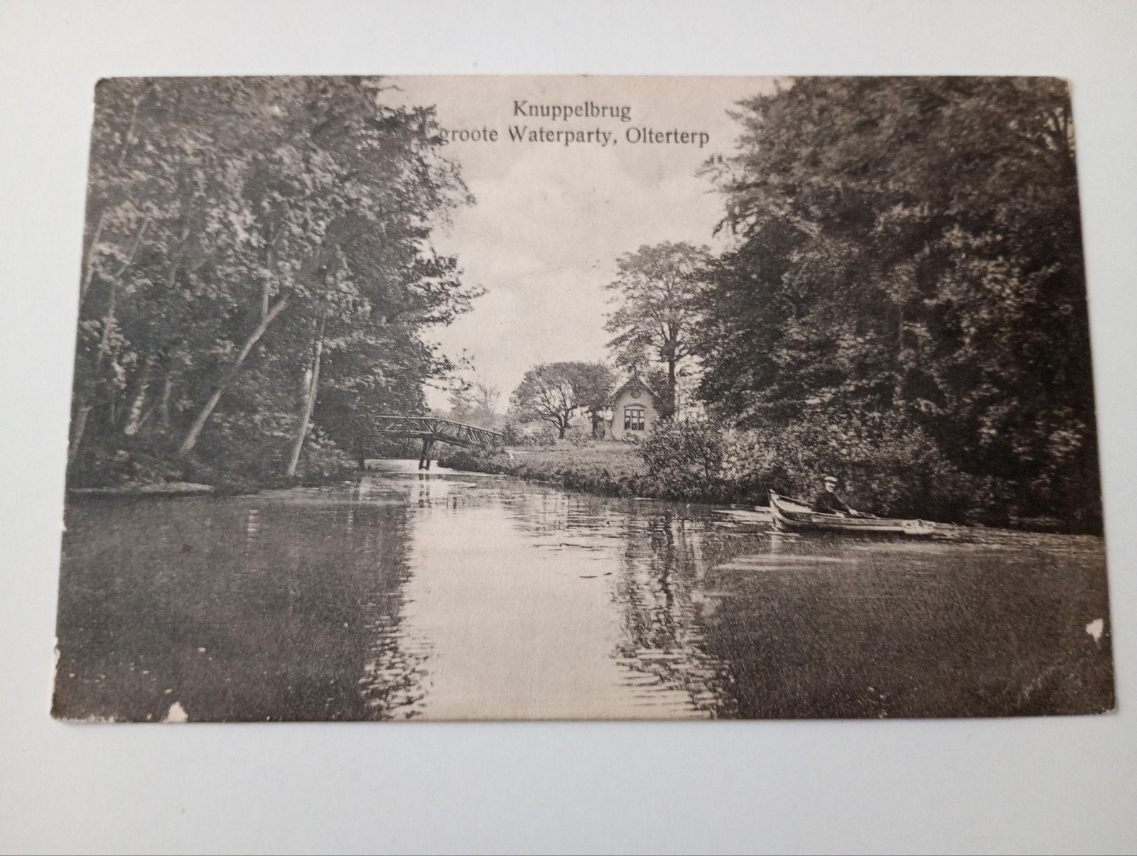 Olterterp Knuppelbrug 1911, Ophalen of Verzenden, Voor 1920, Gelopen, Friesland