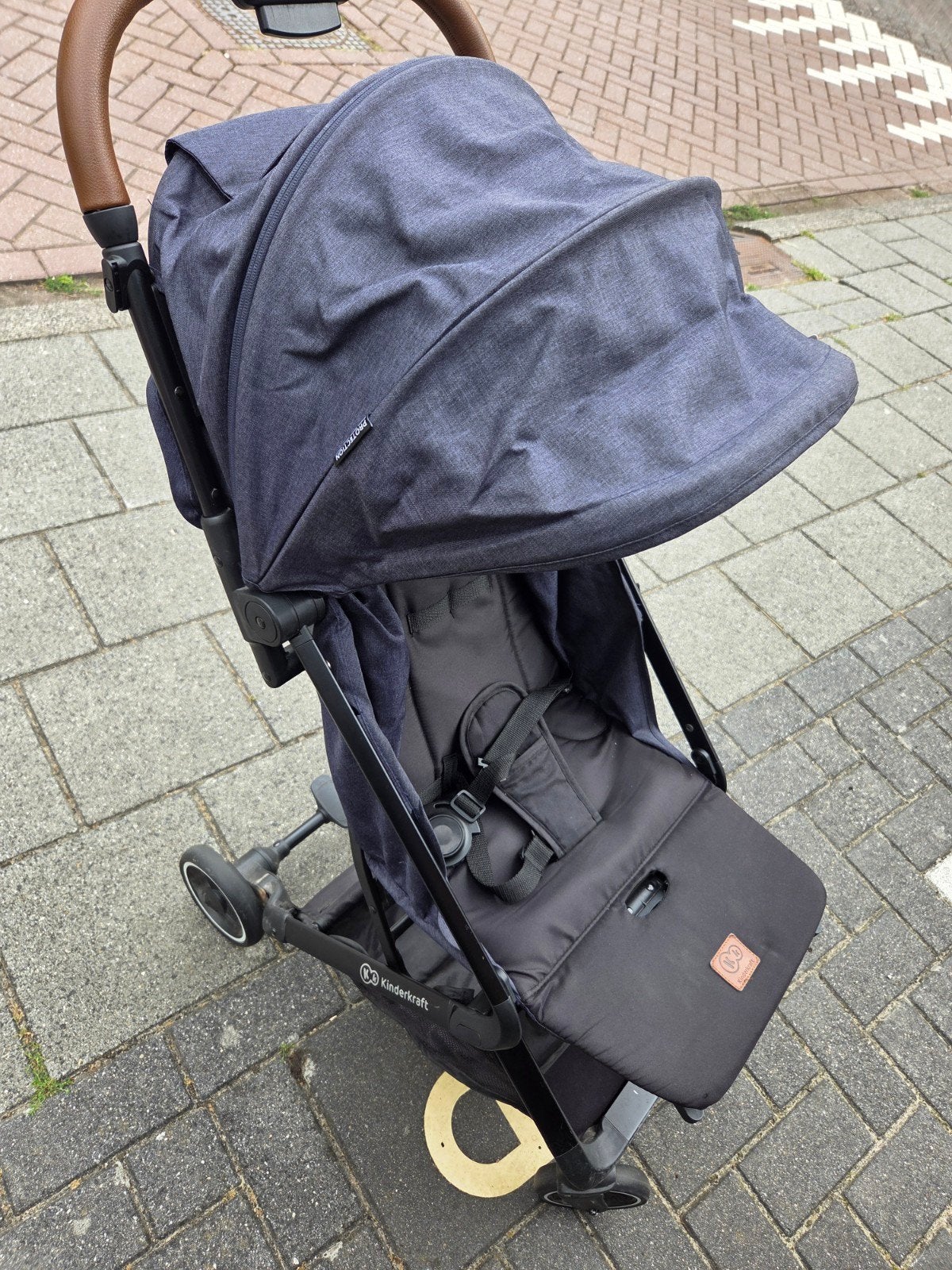 Kinderkraft Nubi Stroller - Navy (Zo goed als nieuw), Kinderen en Baby's, Ophalen of Verzenden, Zo goed als nieuw, Kinderwagen