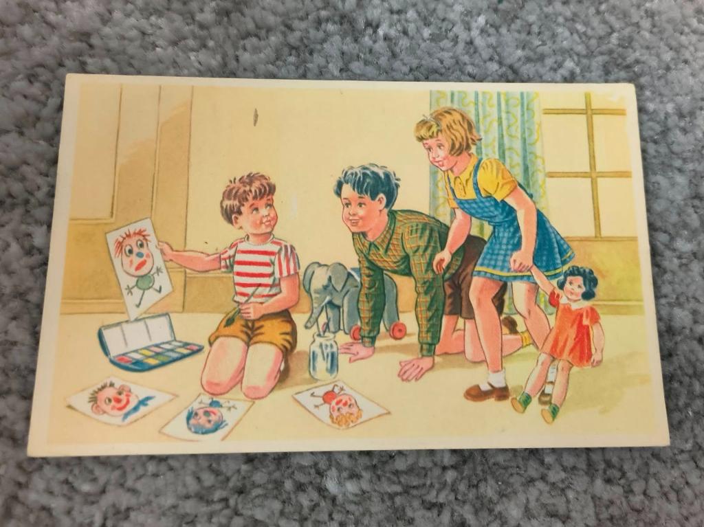 Kinderkaart (10), Ophalen of Verzenden, 1960 tot 1980, Gelopen, Kinderen