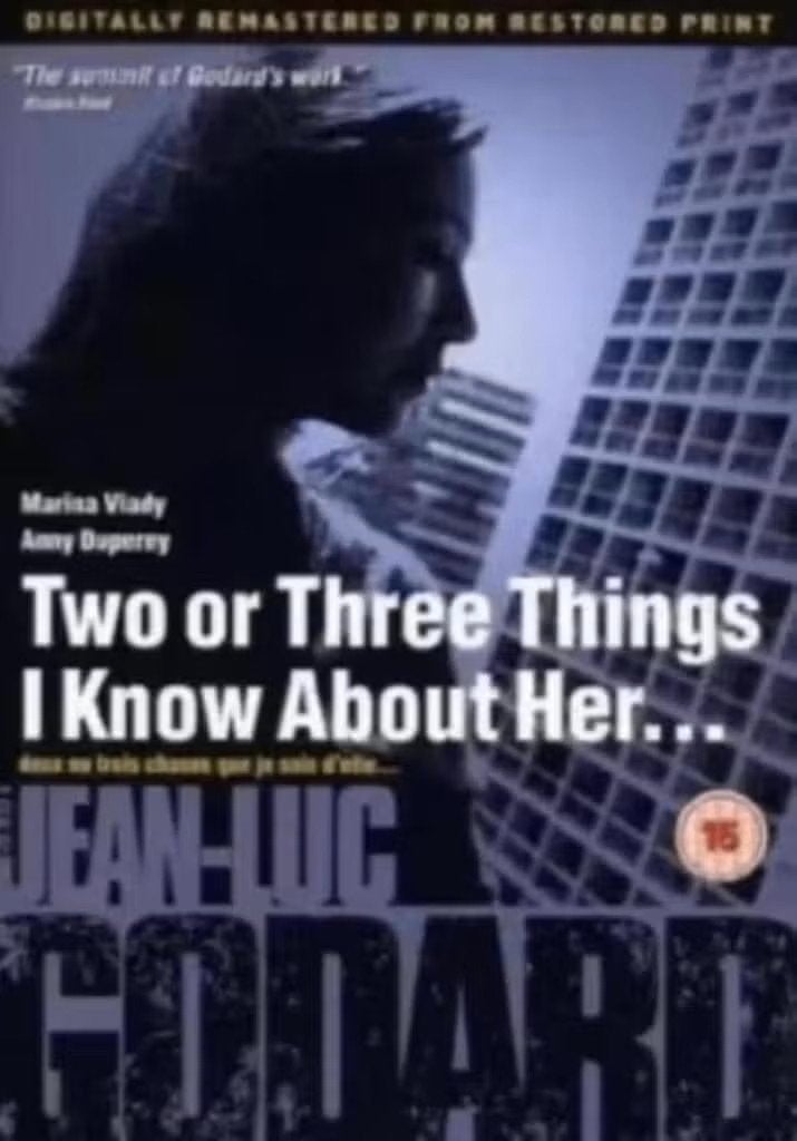 Deux ou trois choses que je sais d'elle - J.P. Godard (DVD), Alle leeftijden, Ophalen of Verzenden, Zo goed als nieuw, Overige gebieden