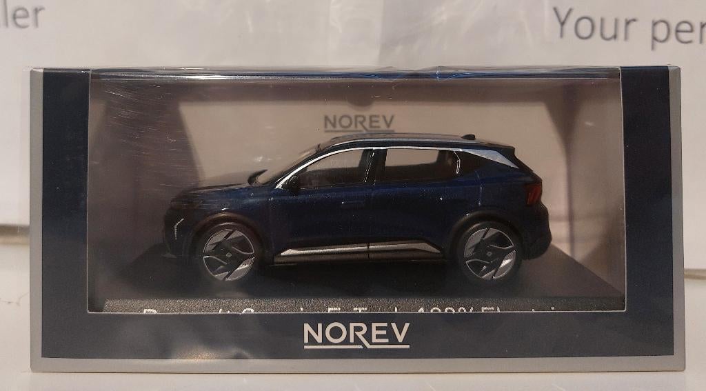 Norev 1:43 Renault Scenic E-Tech 100% Electric 2024 blauw, Ophalen of Verzenden, Nieuw, Auto, Norev