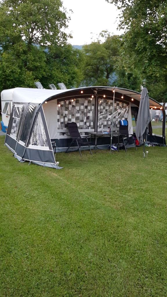 Dorema Grande Octavia maat 13 / Caravanluifel Walker maat 12, Ophalen, Gebruikt, Walker Campingstyle