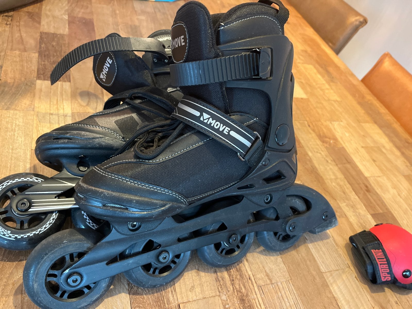 Inline skates Move met bescherming - Maat 38, Gebruikt, Heren, Inline skates 4 wielen, Ophalen