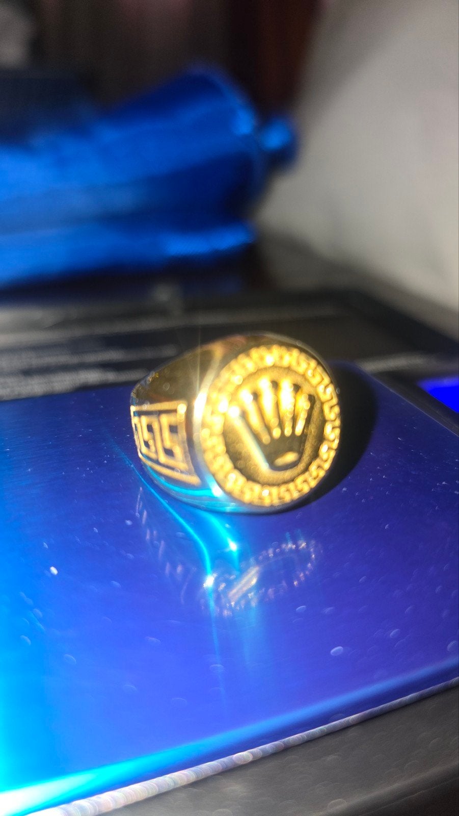 Gouden ring Rolex Ring, 18 tot 19, Ophalen of Verzenden, Zo goed als nieuw, Dame of Heer