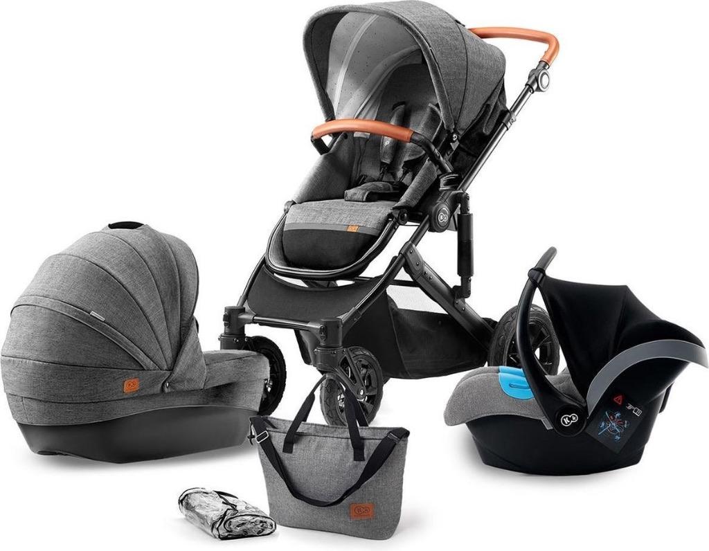 Kinderkraft prime 3 in 1, Gebruikt, Verstelbare duwstang, Combiwagen, Ophalen