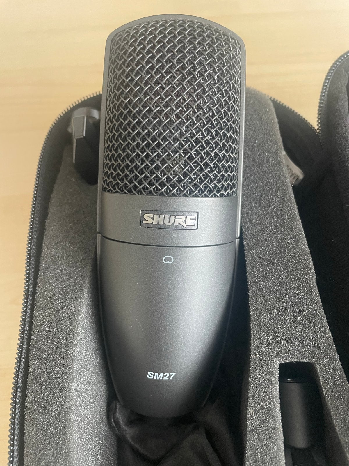 Shure SM27 Studiomicrofoon met etui - Zo goed als nieuw, Ophalen, Zo goed als nieuw, Studiomicrofoon