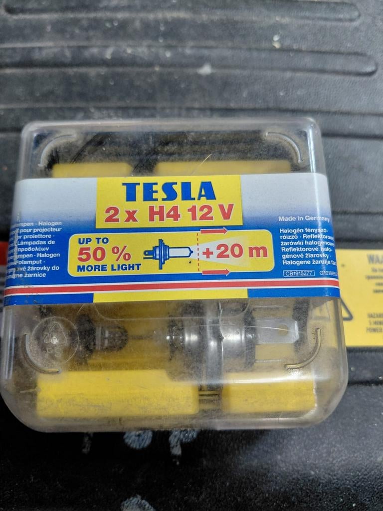 Tesla autolampen. 2x H4 12V, Auto-onderdelen, Verlichting, Ophalen of Verzenden, Nieuw