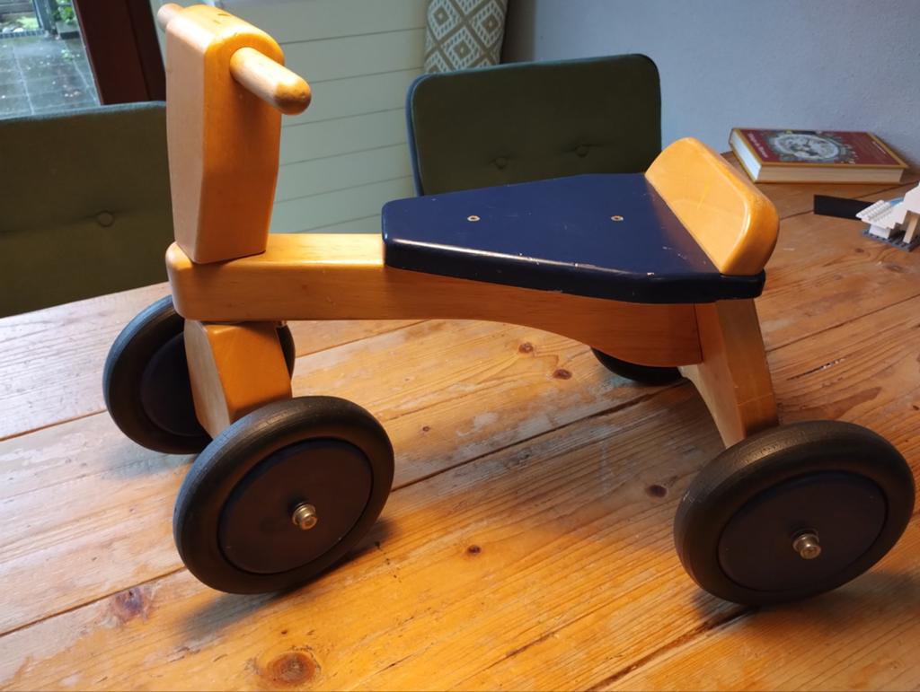 Houten loopfietsje voor peuters, Ophalen, Gebruikt, Loopfiets