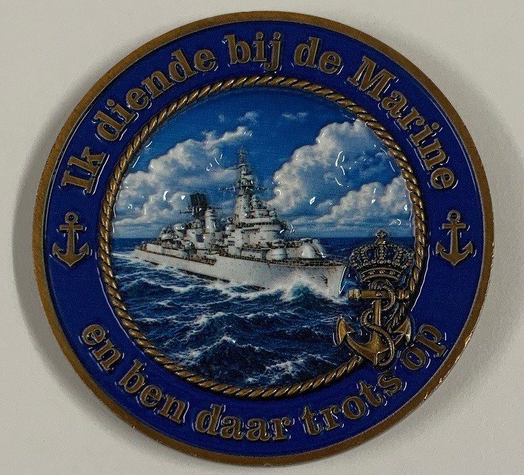 Ik diende bij de Marine en ben daar trots op, Verzenden, Marine, Nederland, Embleem of Badge
