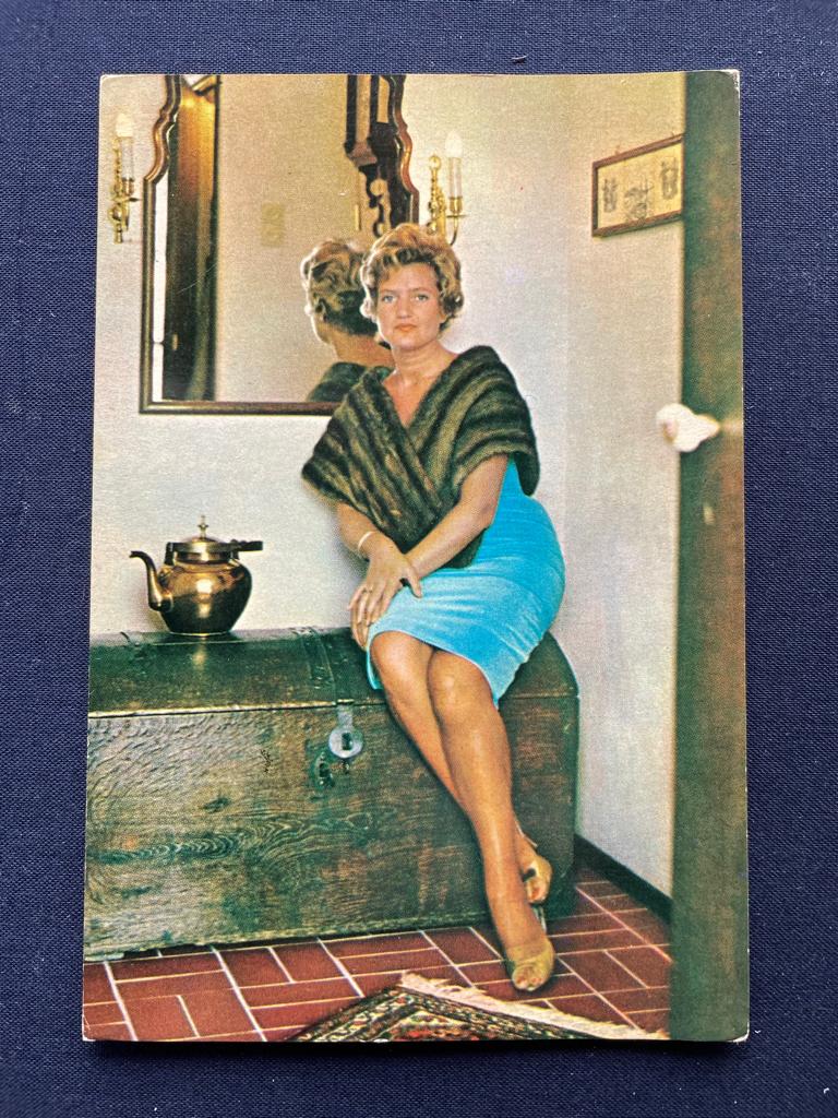 ansichtkaart / kaart van Mieke Telkamp., Verzamelen, Verzenden, 1960 tot 1980, Sterren en Beroemdheden