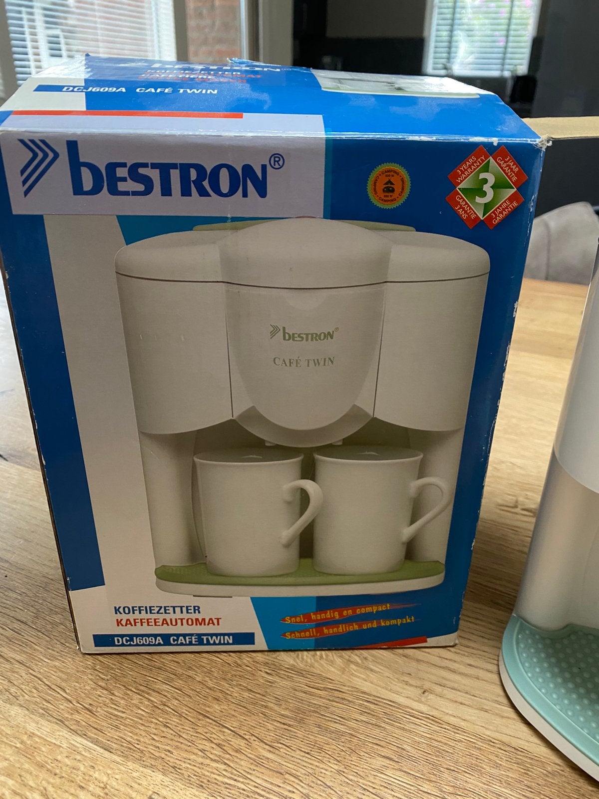 Koffieapparaatje 2 kops bestron, Koffiemachine, Gemalen koffie, Ophalen of Verzenden, Zo goed als nieuw