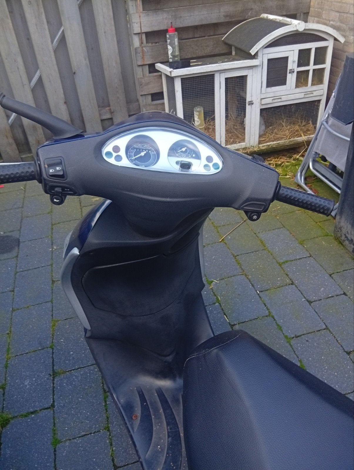 2 xPiaggio fly 4-takt scooter (blauw en groen), Ophalen, Piaggio, Gebruikt, Benzine