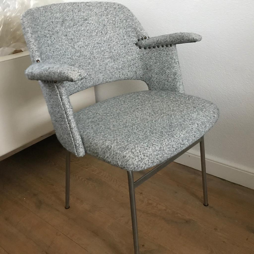 Unieke Cees Braakman Pastoe FT30 stoel bekleed vintage, Ophalen, Gebruikt, Nvt, Eén