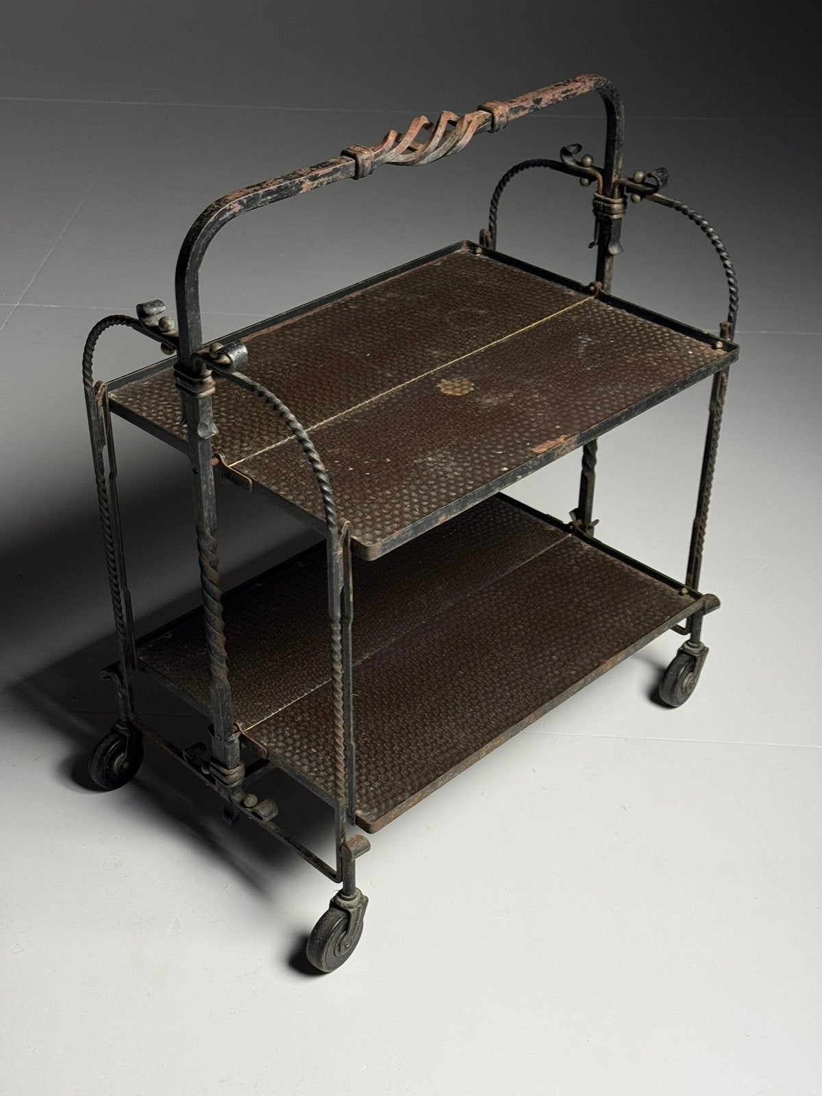 Serveerwagen metaal, Ophalen