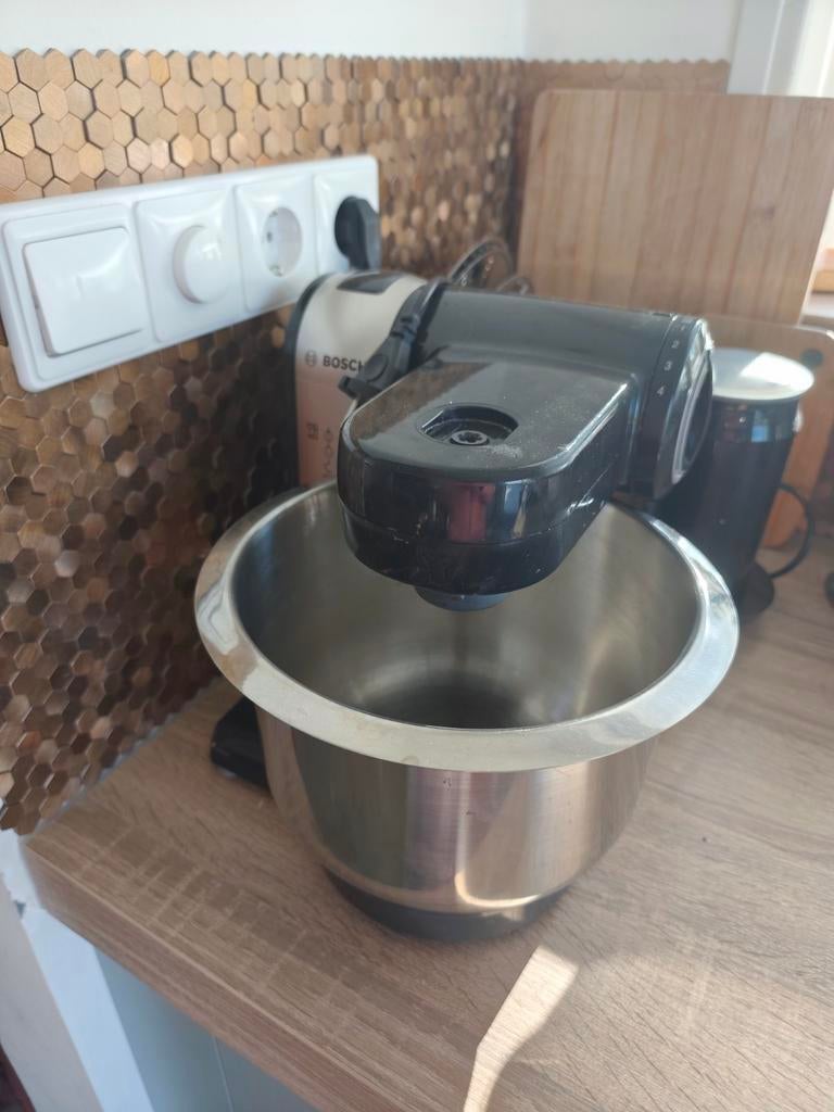 Bosch keukenmachine met snijschijven, Witgoed en Apparatuur, Keukenmixers, Gebruikt, Ophalen of Verzenden, Vaatwasserbestendig