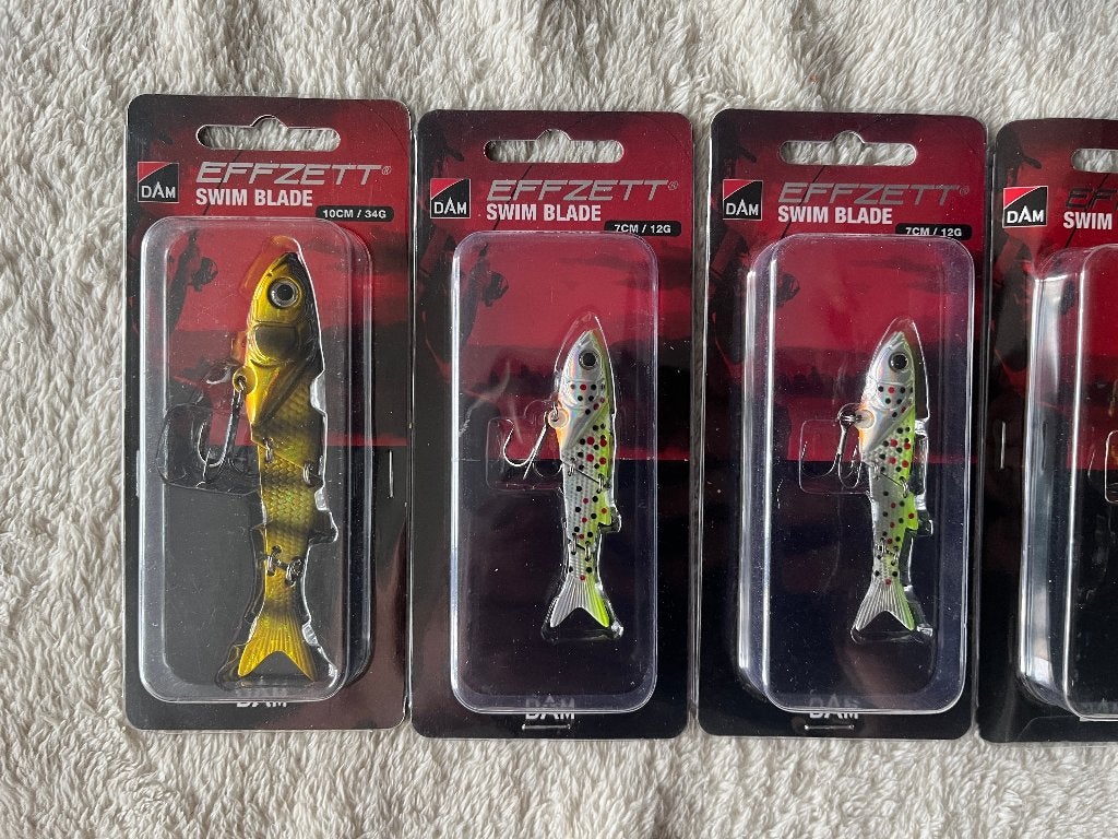 adv 60 /  NIEUW mixset 4 blisters kunstaas DAM EFFZETT, Ophalen of Verzenden, Nieuw, Overige typen