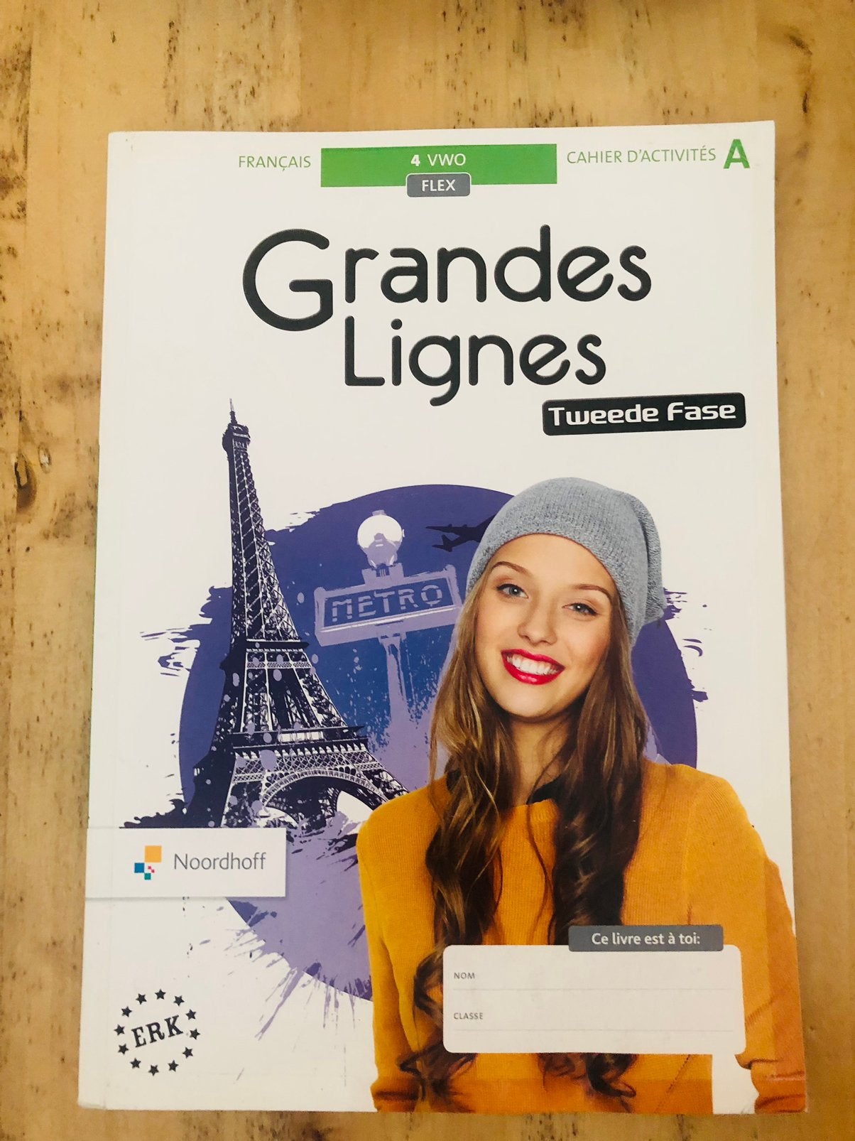VWO 4 GRANDES LIGNES FRANS deel A, Boeken, Schoolboeken, Ophalen of Verzenden, Zo goed als nieuw, Overige niveaus, Frans